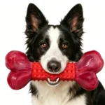 Indestructible Beef Flavored Dog Chew Toy for Aggressive Chewers